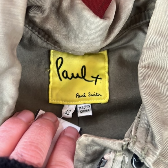 Paul Smith Women’s Khaki Military Field Style Jacket Size 42 - Picture 4 of 7